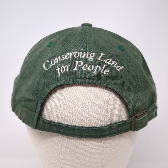 The Trust For Public Land Slideback Baseball Cap Green One Size Adjustable Lids - Picture 6 of 9